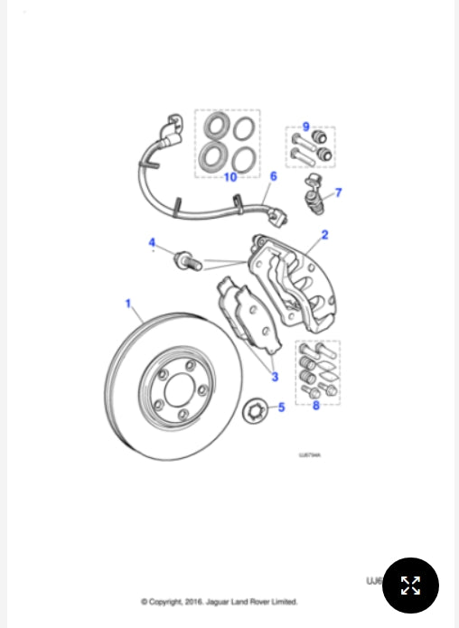 XR810514 - Jaguar Sealing kit (Genuine & New)