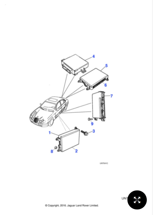 XR835482 - Jaguar Module-Door (Genuine & New)