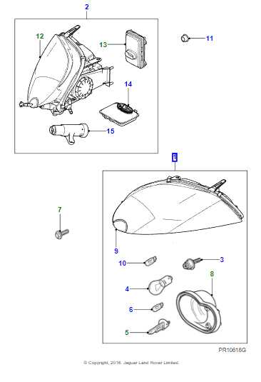 C2P21143 Jaguar XK (X150) Front Left Headlamp Assembly (Genuine & New)