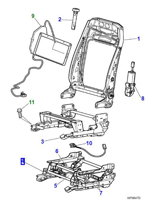 C2S14126 Jaguar X-Type Front Right Hand Seat Slide with Non Memory (Genuine & New)