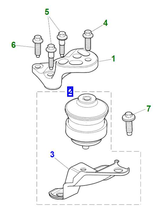C2S44714 Jaguar X-Type Engine Mounting (Genuine and New)