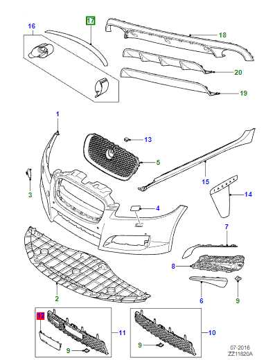 C2Z5623XXX Jaguar XF (X250) Rear Trunk Spoiler (Genuine & New)