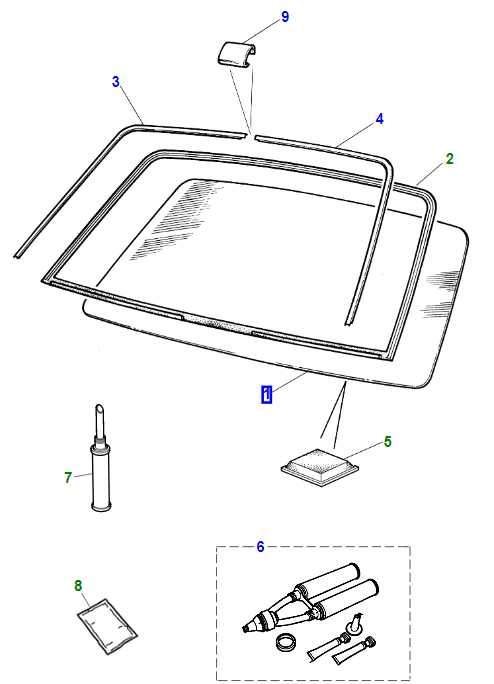 JLM20593 Jaguar XJ (X300 & X308) Front Windscreen Non Heated (Genuine & New)