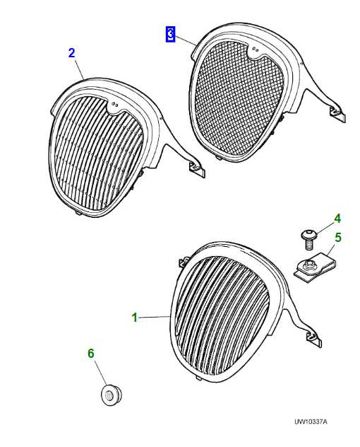 XR847243XXX Jaguar S-Type Front Grille (Genuine & New)