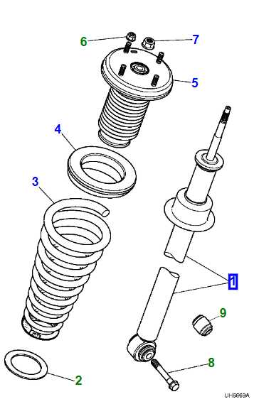 XR851788 Jaguar S-Type Rear Absorber (Genuine & New)