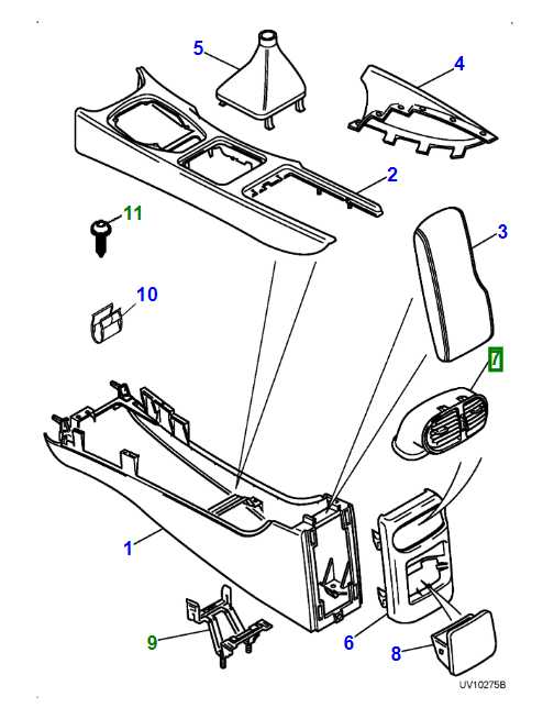 XR843350 Jaguar S-Type Console Vent (Genuine & New)