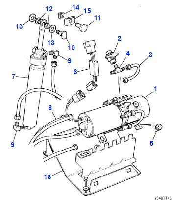 BEC20302 Jaguar XJS Convertible Pump & Motor (Genuine and New)