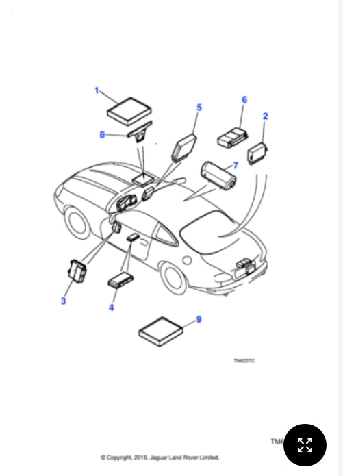 LJE2120AB - Jaguar Module-Door (Genuine & New)