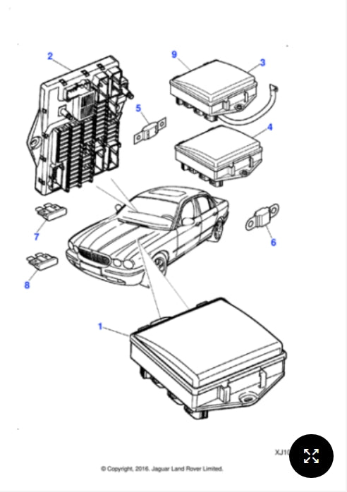 C2C28093 - Jaguar Fusebox (Genuine & New)