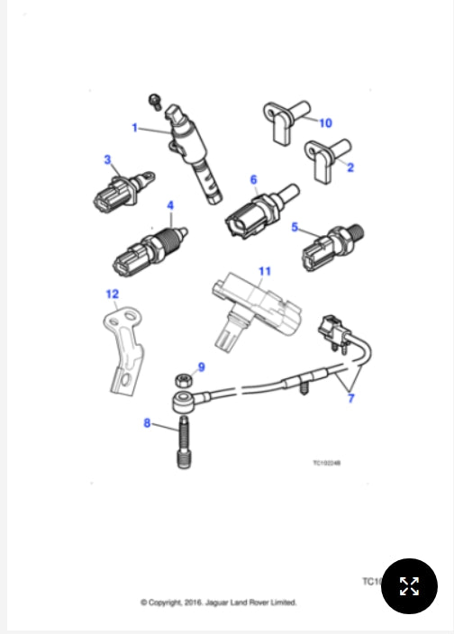 C2C22616 - Jaguar MAP sensor (Genuine & New)