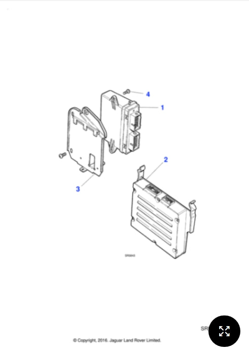 LXF2245AA - Jaguar Lamp control module (Genuine & New)