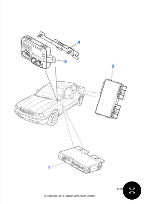 C2C22370 - Jaguar Seat control module (Genuine & New)