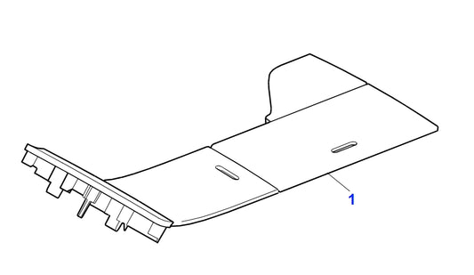 C2Z2353 - Jaguar XF Centre console veneer kit (Genuine & New)