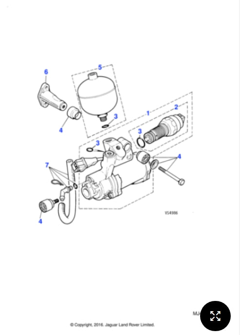 JLM1908 - Jaguar XJ6/XJ12/XJS  Pressure and warning switch kit (Genuine & New)