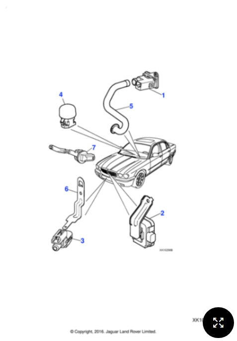 C2C35548 - Jaguar In car sensor (Genuine & New)