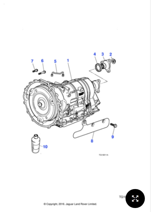 C2C25737 - Jaguar Output flange (Genuine & New)