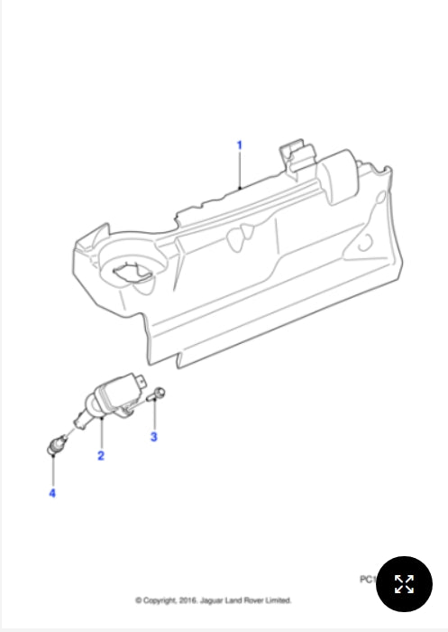 AJ811378 - Jaguar On plug ignition coil (Genuine & New)
