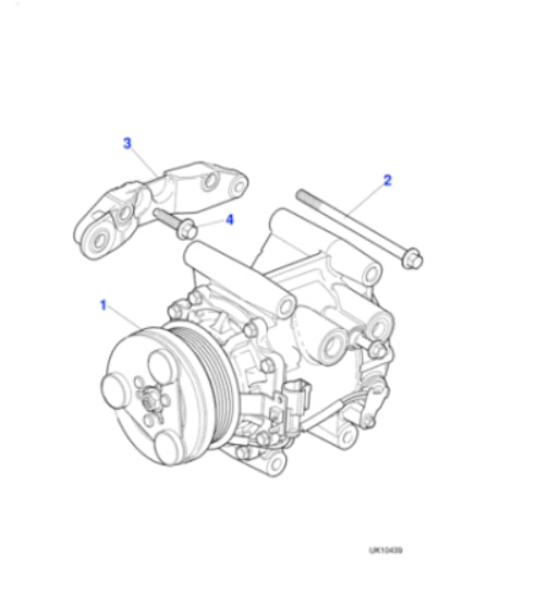 C2C39502 - Jaguar Compressor assembly (Genuine & New)