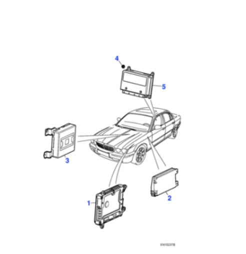 C2C22372 - Jaguar XJ Module-Door (Genuine & New)