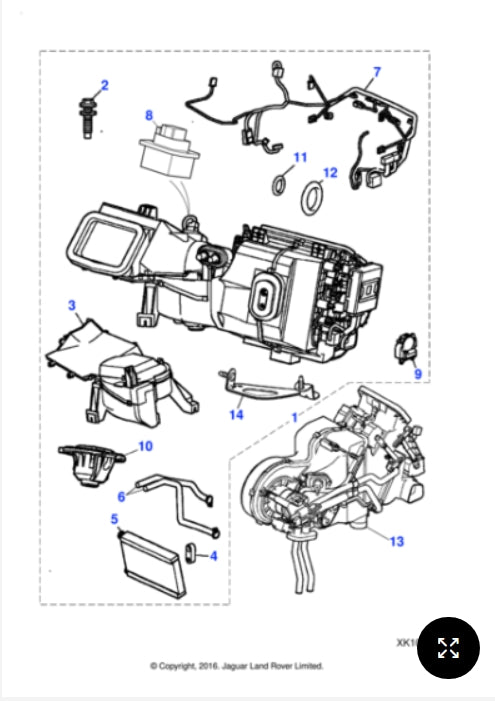 C2C12905 - Jaguar Control module (Genuine & New)
